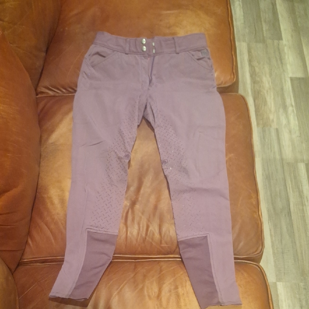 Purple Rompf Bling Breeches 30R